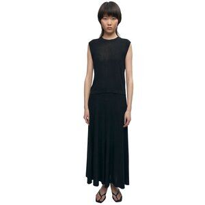 KOTN Women's Gezira Knit Skirt Black XXL NWT